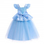 Бальное платье Золушки детское NPL343, цвет голубой, размер 100 - 150 Бальное платье Золушки детское NPL343, цвет голубой, размер 100 - 150